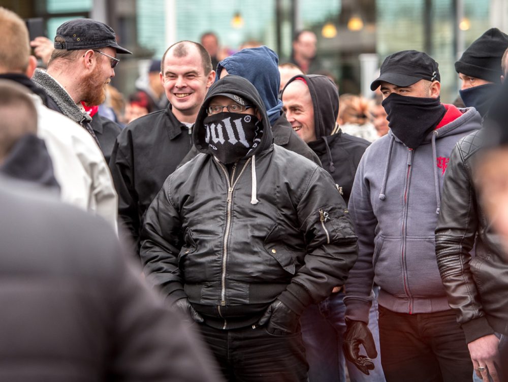 Pegida-Demo in Calais