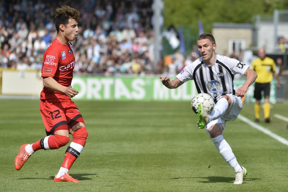 Jonathan D'Ostilio (r.) verlässt die AS Eupen (Bild: Mai 2015)