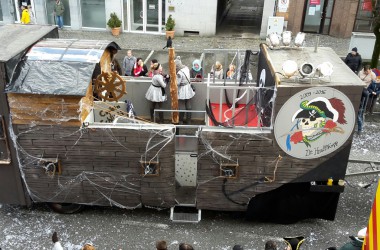 Rosenmontagszug in Eupen 2016