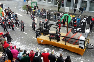 Rosenmontagszug in Eupen 2016