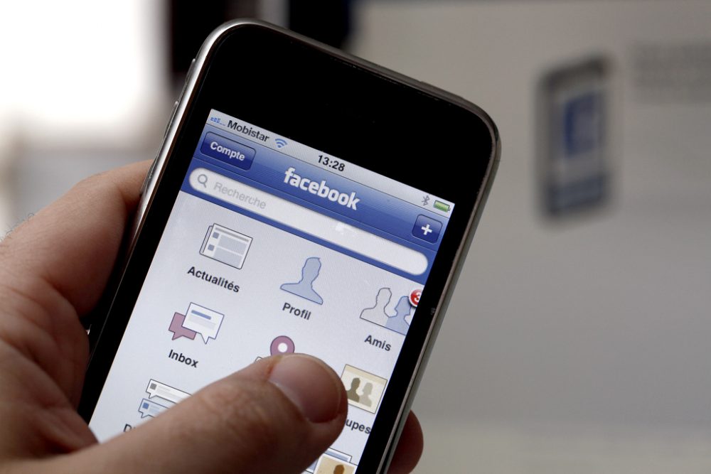 Facebook-App auf dem Smartphone