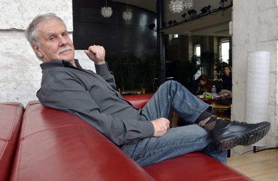 Comic-Autor Hermann im Januar in Angouleme