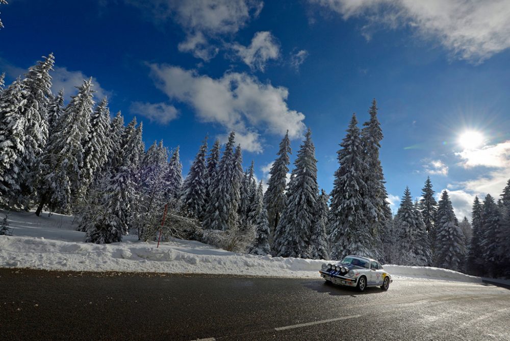 Michael Bartholemy und Serge Kauth im Porsche 911 S Coupé bei der Histo-Monte 2016