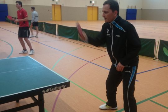 Jean-Michel Saive gibt Trainingsstunde in Eupen
