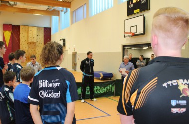 Jean-Michel Saive gibt Trainingsstunde in Eupen