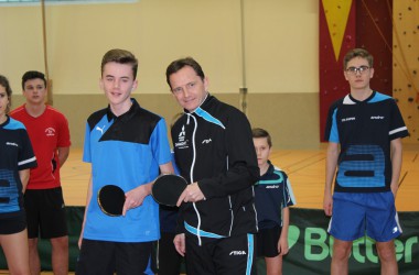 Jean-Michel Saive gibt Trainingsstunde in Eupen