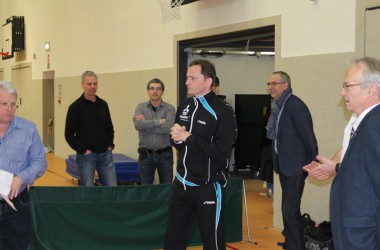 Jean-Michel Saive gibt Trainingsstunde in Eupen