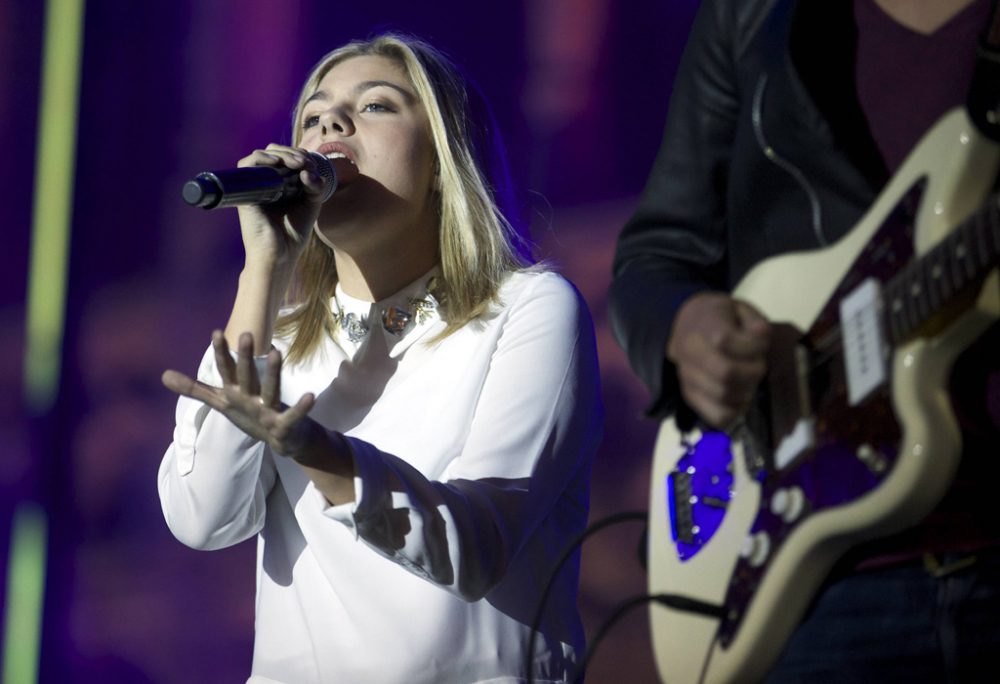 Sängerin Louane im September 2015 in Brüssel