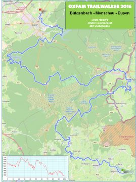 Die fast ganz neue Strecke des Oxfam-Trailwalkers 2016