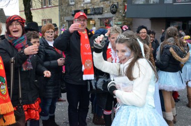 Rosenmontagszug in Bütgenbach