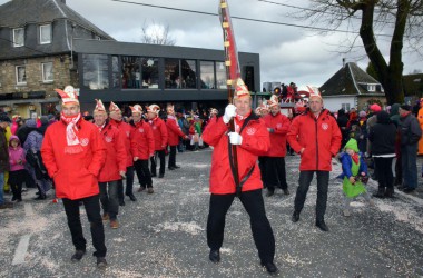 Rosenmontagszug in Bütgenbach