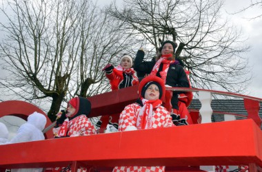 Rosenmontagszug in Bütgenbach