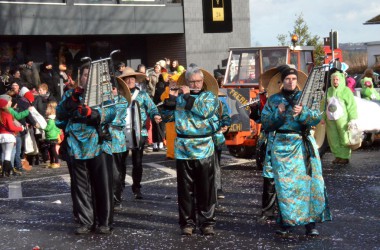 Rosenmontagszug in Bütgenbach