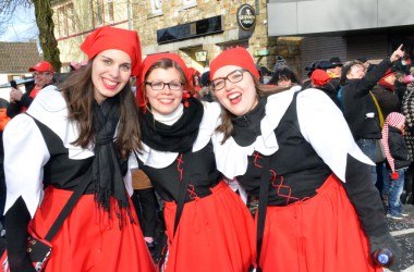 Rosenmontagszug in Bütgenbach