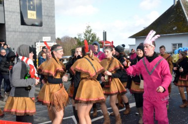 Rosenmontagszug in Bütgenbach