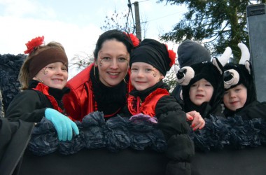 Rosenmontagszug in Bütgenbach