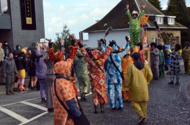 Rosenmontagszug in Bütgenbach