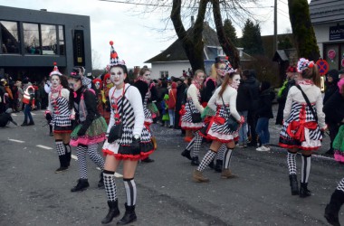 Rosenmontagszug in Bütgenbach