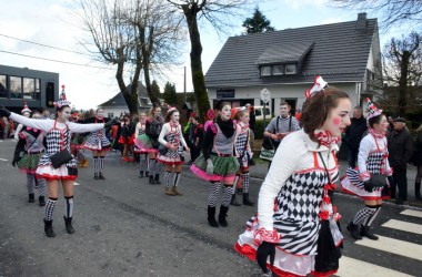 Rosenmontagszug in Bütgenbach