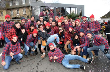 Rosenmontagszug in Bütgenbach