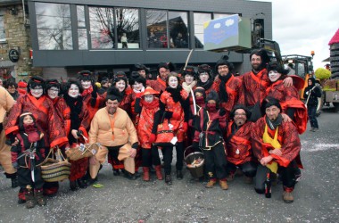 Rosenmontagszug in Bütgenbach