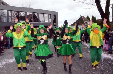 Rosenmontagszug in Bütgenbach