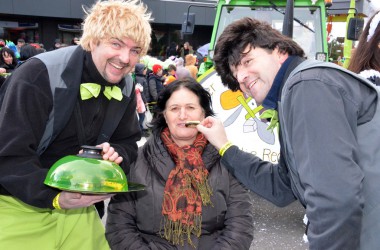 Rosenmontagszug in Bütgenbach