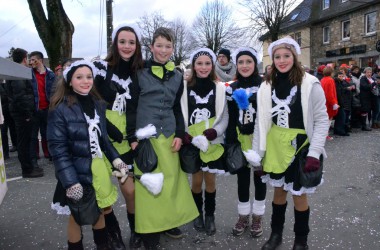 Rosenmontagszug in Bütgenbach