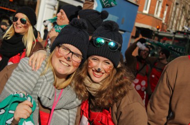 Rosenmontagszug in Eupen