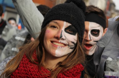 Rosenmontagszug in Eupen