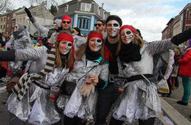 Rosenmontagszug in Eupen