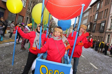 Rosenmontagszug in Eupen