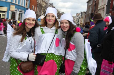 Rosenmontagszug in Eupen