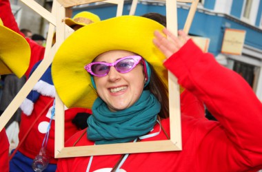 Rosenmontagszug in Eupen