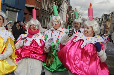 Rosenmontagszug in Eupen