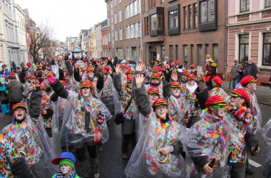 Rosenmontagszug in Eupen