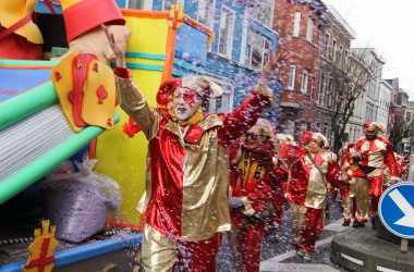 Rosenmontagszug in Eupen