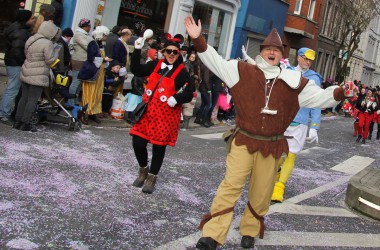 Rosenmontagszug in Eupen