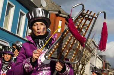 Rosenmontagszug in Eupen