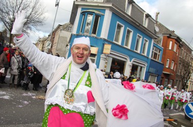 Rosenmontagszug in Eupen