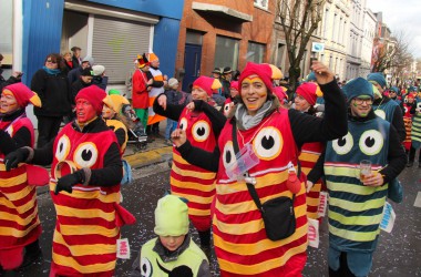 Rosenmontagszug in Eupen