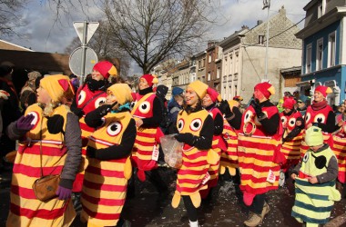 Rosenmontagszug in Eupen