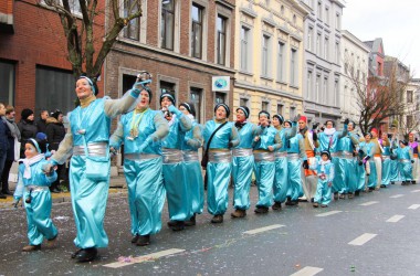 Rosenmontagszug in Eupen