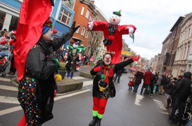 Rosenmontagszug in Eupen