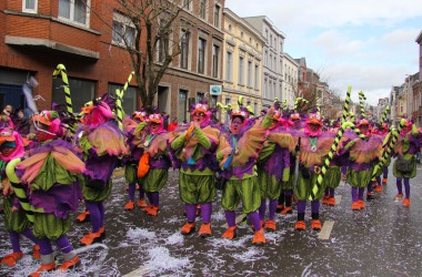 Rosenmontagszug in Eupen