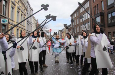 Rosenmontagszug in Eupen