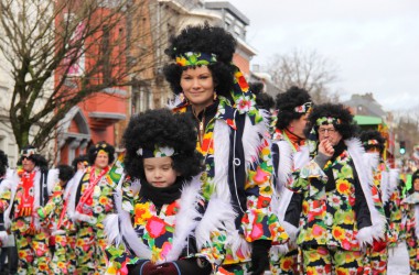 Rosenmontagszug in Eupen