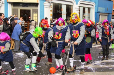 Rosenmontagszug in Eupen