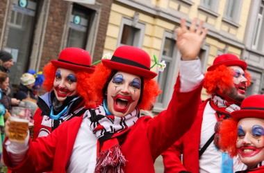 Rosenmontagszug in Eupen