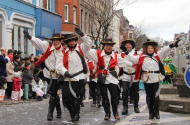 Rosenmontagszug in Eupen